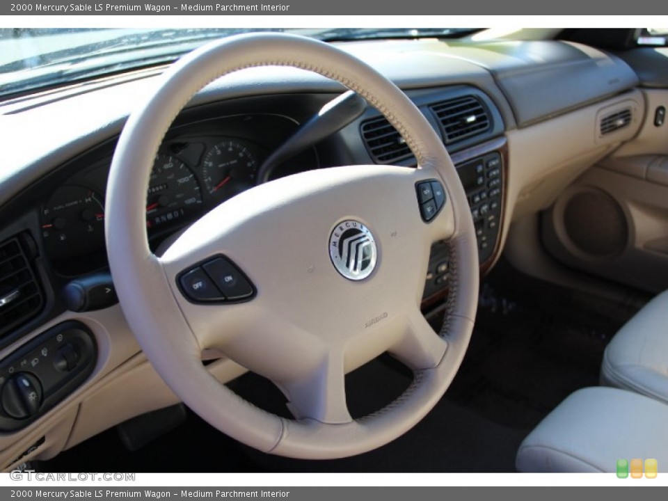 Medium Parchment Interior Steering Wheel for the 2000 Mercury Sable LS Premium Wagon #60935660