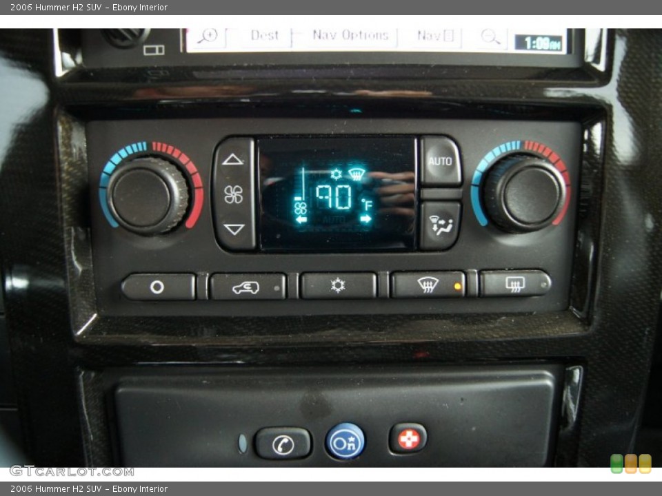 Ebony Interior Controls for the 2006 Hummer H2 SUV #60937722