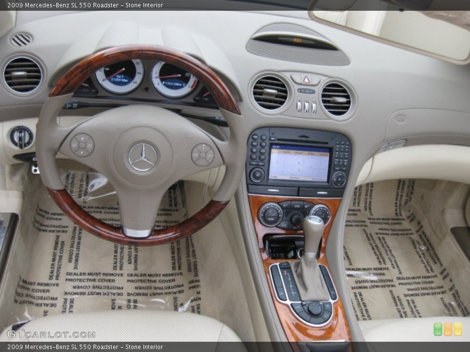 Stone Interior Dashboard for the 2009 Mercedes-Benz SL 550 Roadster #60939075