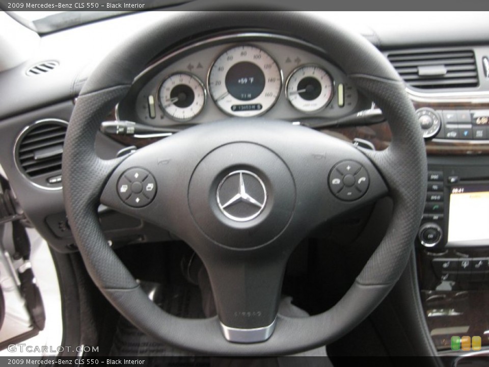 Black Interior Steering Wheel for the 2009 Mercedes-Benz CLS 550 #60939290