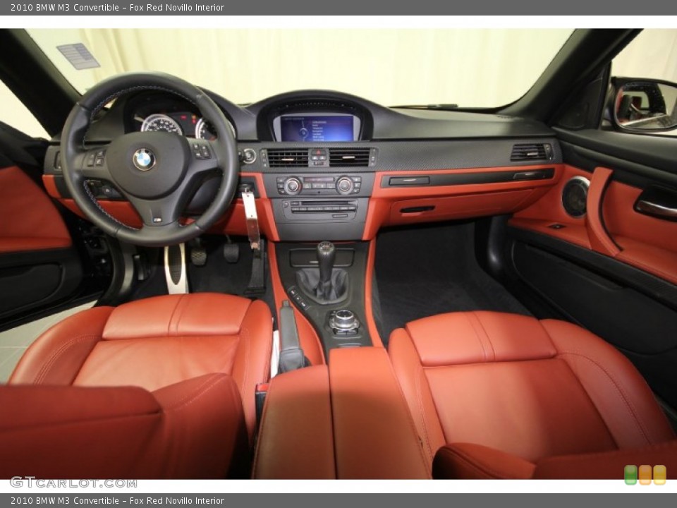 Fox Red Novillo Interior Dashboard for the 2010 BMW M3 Convertible #60942015