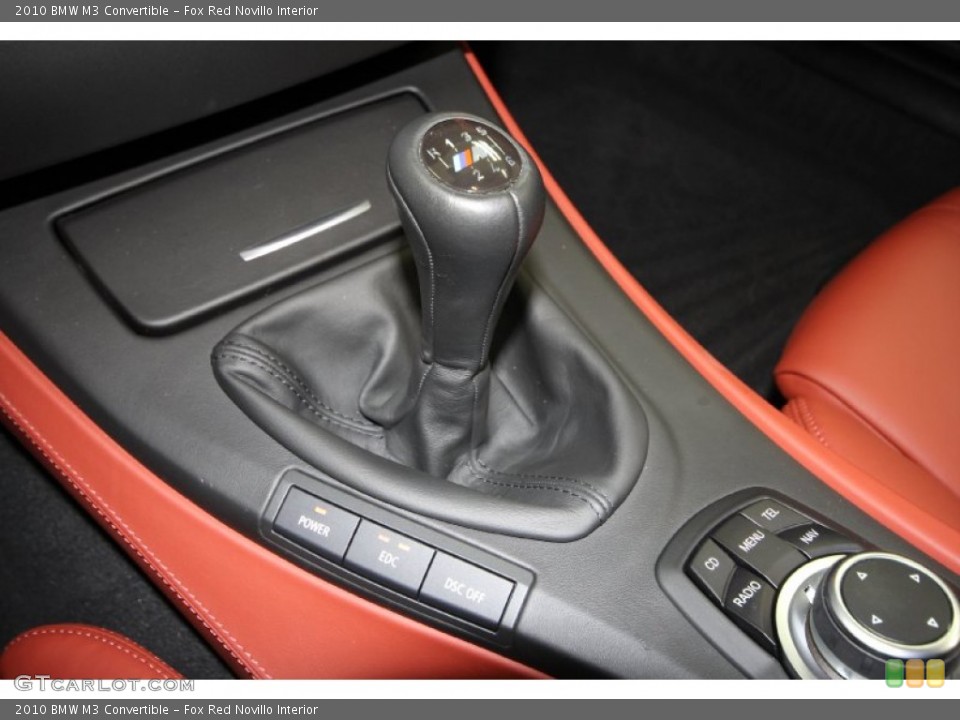 Fox Red Novillo Interior Transmission for the 2010 BMW M3 Convertible #60942189