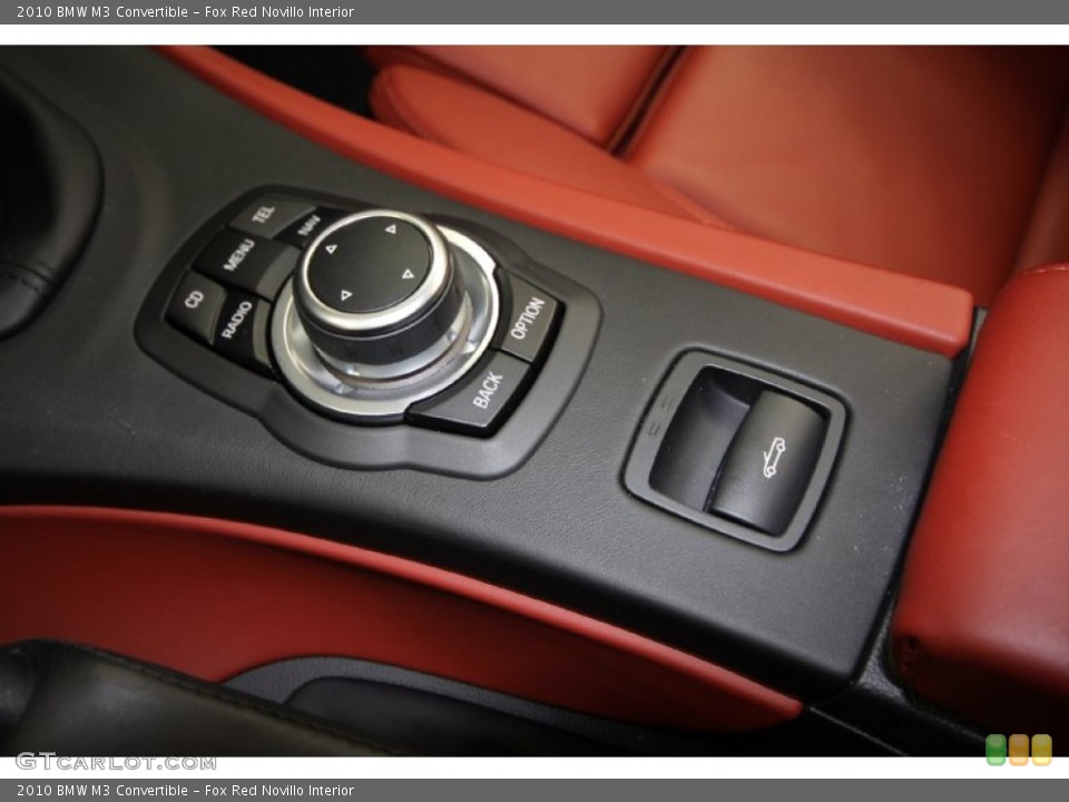 Fox Red Novillo Interior Controls for the 2010 BMW M3 Convertible #60942198