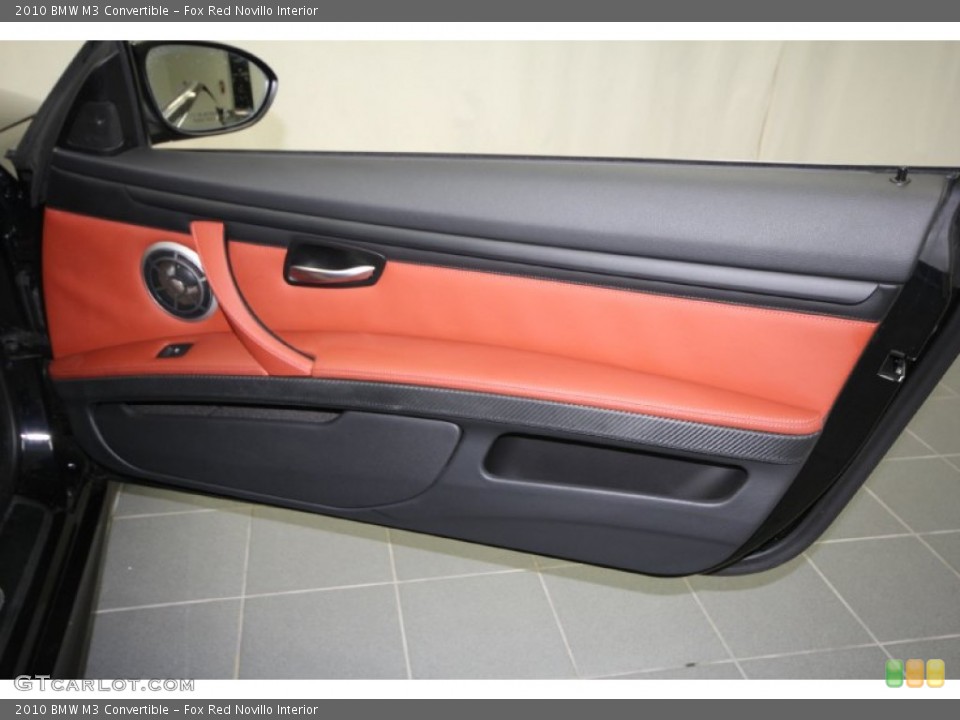 Fox Red Novillo Interior Door Panel for the 2010 BMW M3 Convertible #60942306