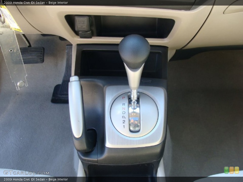 Beige Interior Transmission for the 2009 Honda Civic EX Sedan #60943125