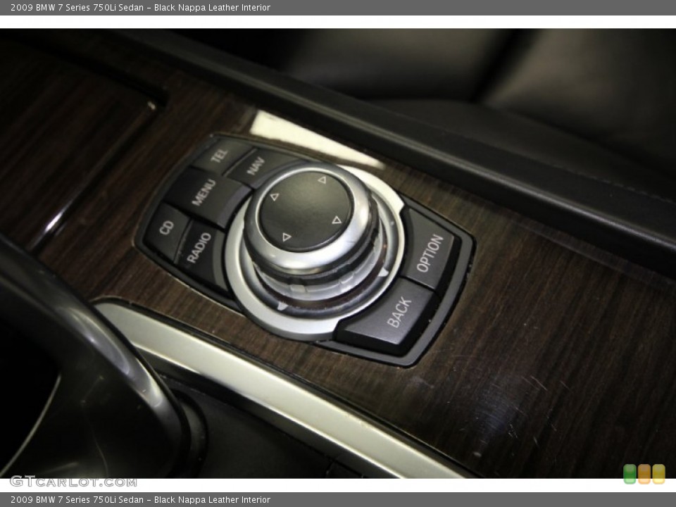 Black Nappa Leather Interior Controls for the 2009 BMW 7 Series 750Li Sedan #60943672