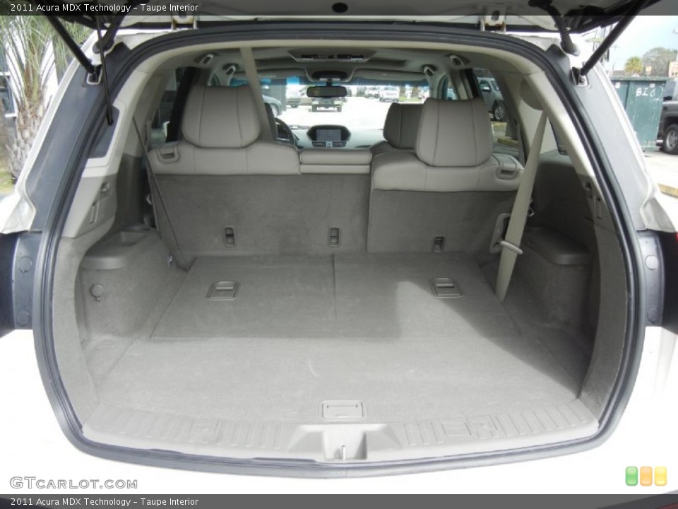 Taupe Interior Trunk for the 2011 Acura MDX Technology #60945179
