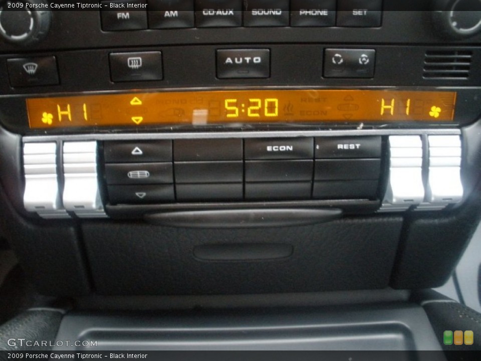 Black Interior Controls for the 2009 Porsche Cayenne Tiptronic #60946048