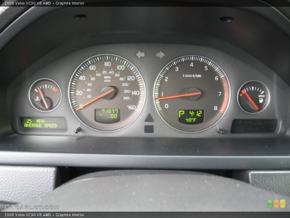 Graphite Interior Gauges for the 2006 Volvo XC90 V8 AWD #60946113