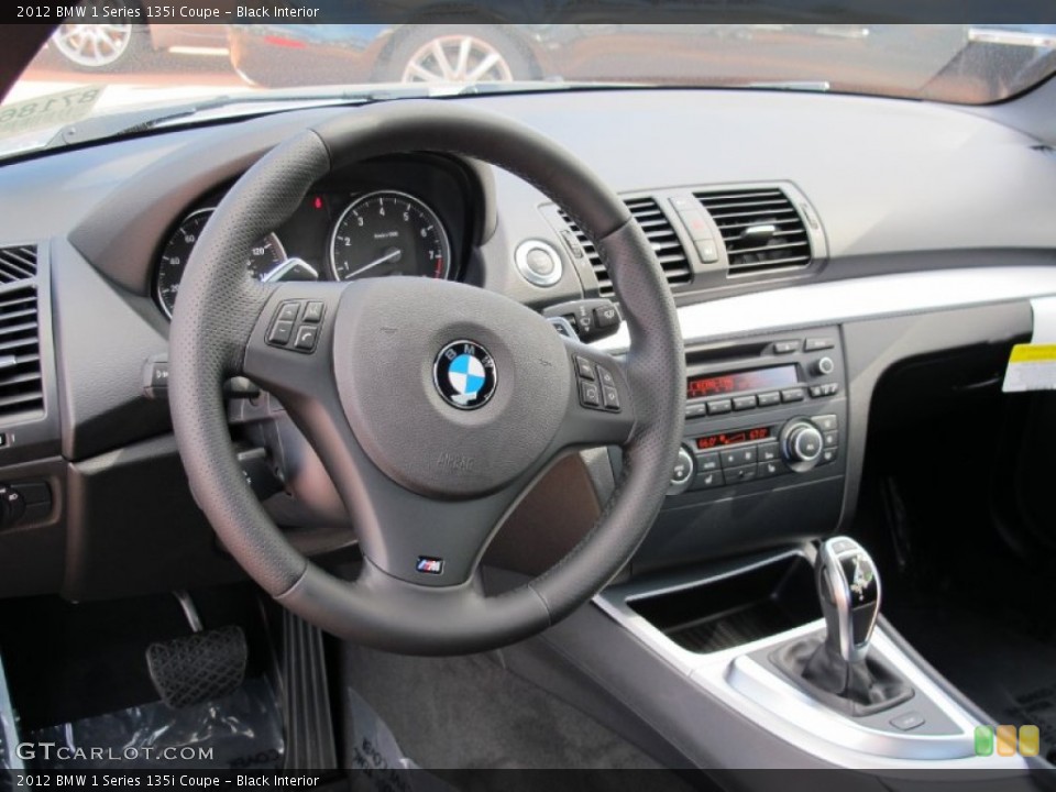 Black Interior Dashboard for the 2012 BMW 1 Series 135i Coupe #60947109