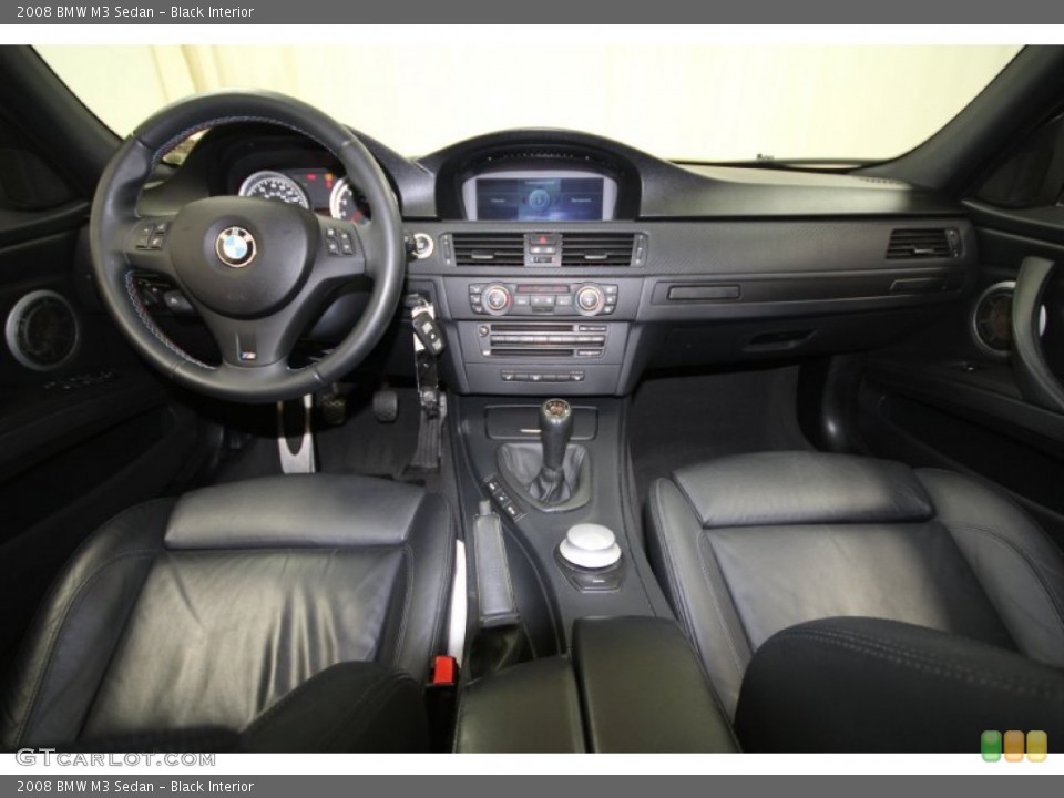 Black Interior Dashboard for the 2008 BMW M3 Sedan #60947682