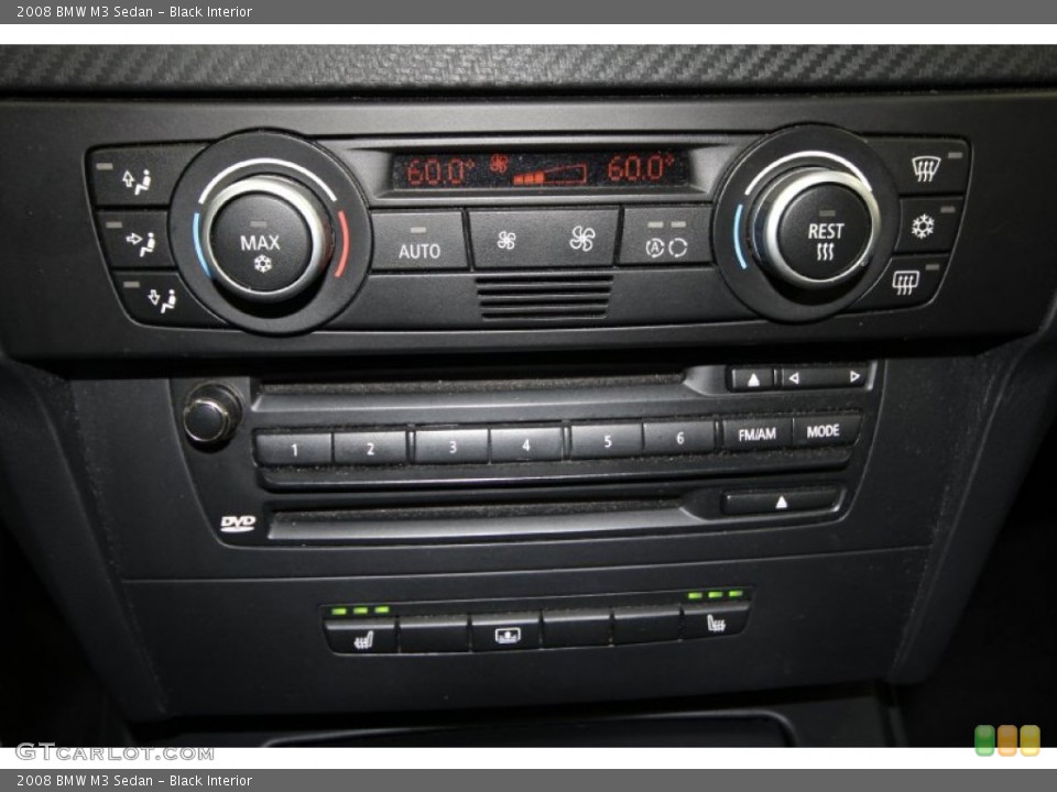 Black Interior Controls for the 2008 BMW M3 Sedan #60947847