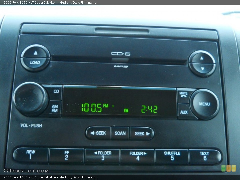 Medium/Dark Flint Interior Audio System for the 2006 Ford F150 XLT SuperCab 4x4 #60948837