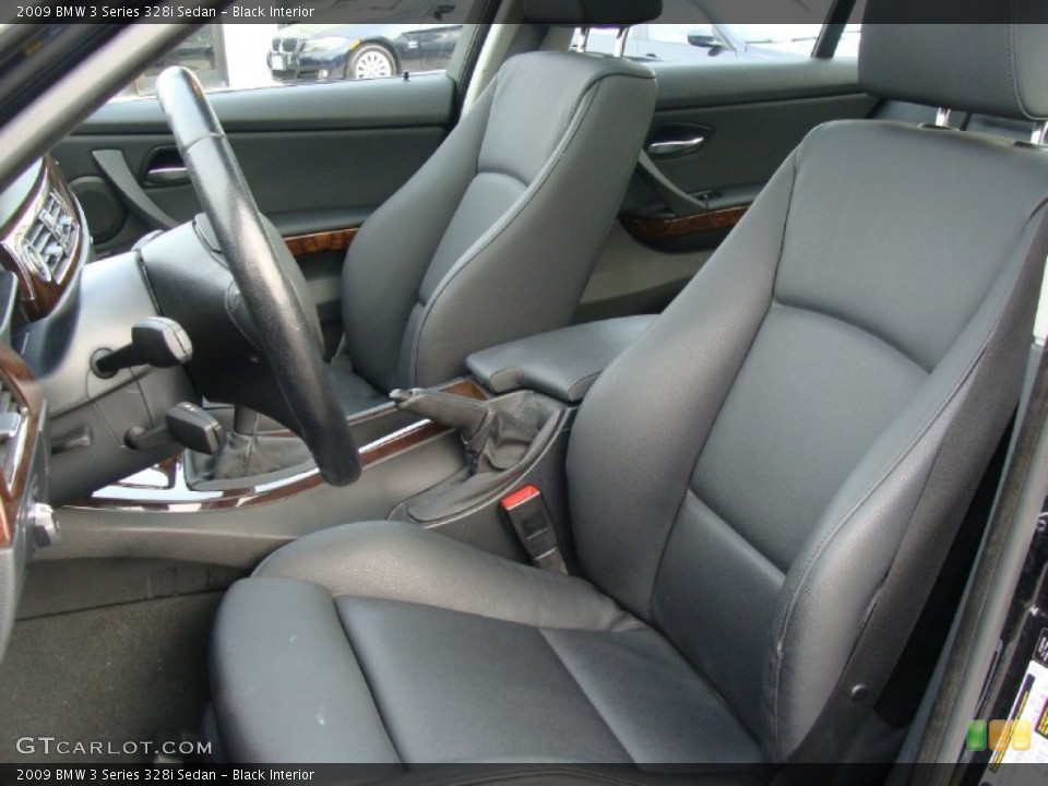 Black Interior Photo for the 2009 BMW 3 Series 328i Sedan #60949197