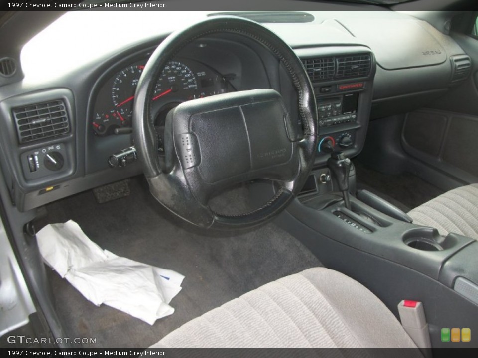 Medium Grey Interior Dashboard for the 1997 Chevrolet Camaro Coupe #60950310