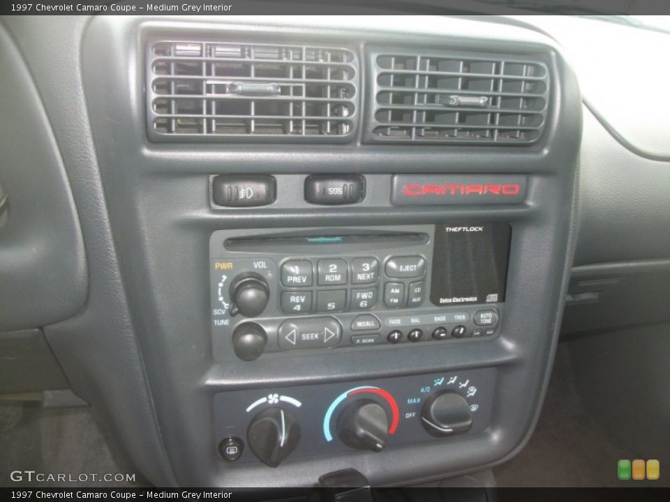 Medium Grey Interior Controls for the 1997 Chevrolet Camaro Coupe #60950382