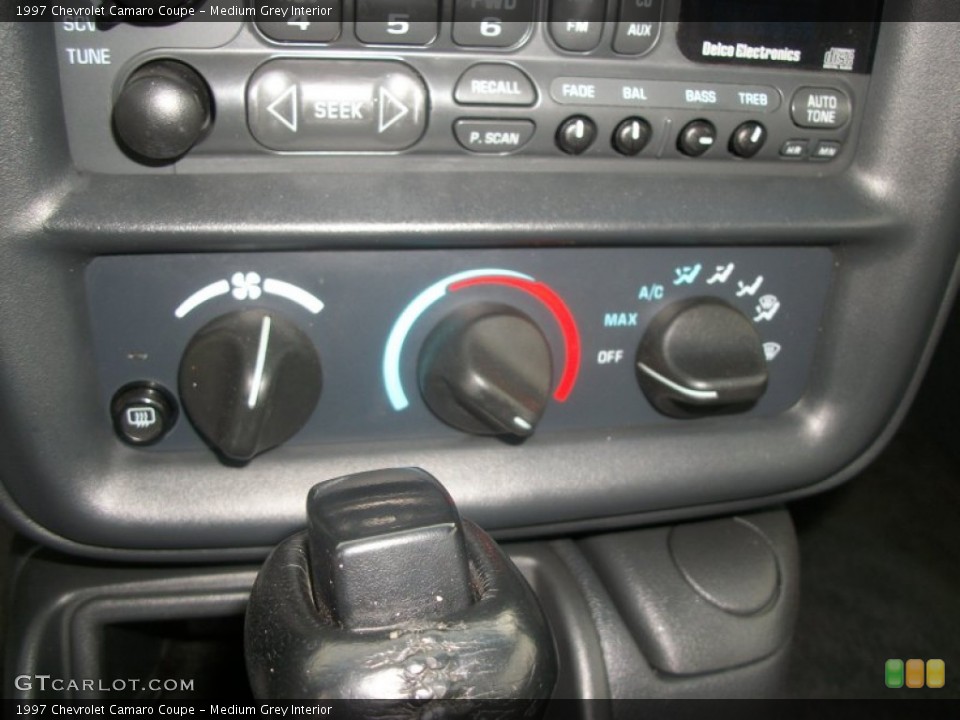 Medium Grey Interior Controls for the 1997 Chevrolet Camaro Coupe #60950397