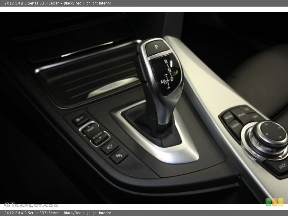 Black/Red Highlight Interior Transmission for the 2012 BMW 3 Series 335i Sedan #60951135