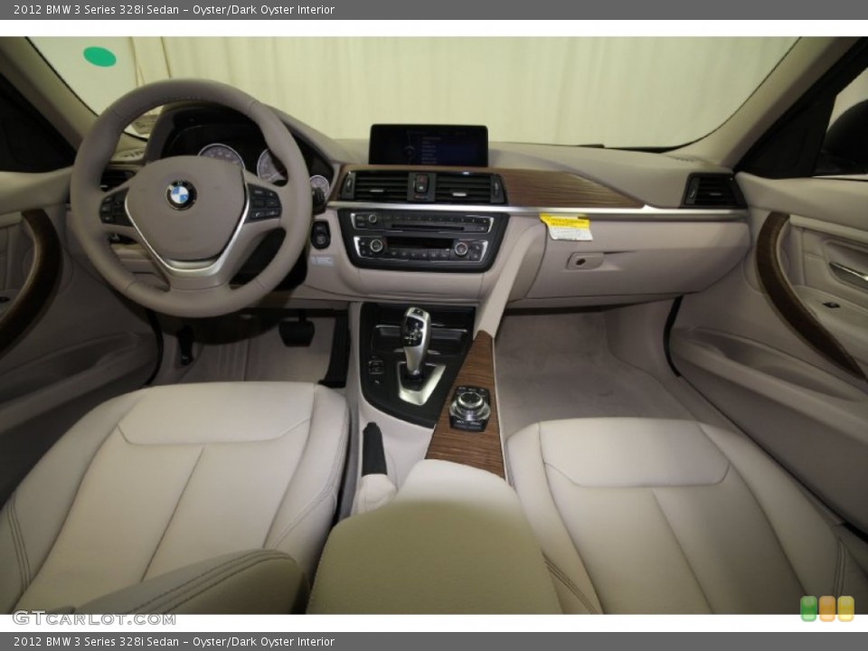 Oyster/Dark Oyster Interior Dashboard for the 2012 BMW 3 Series 328i Sedan #60951330