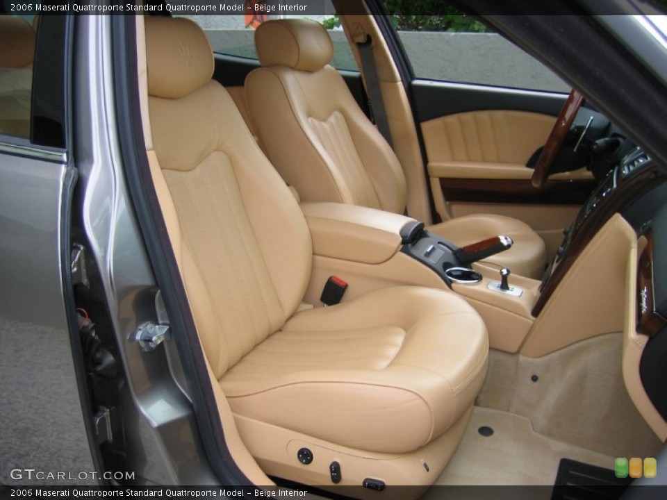 Beige Interior Front Seat for the 2006 Maserati Quattroporte  #60952279