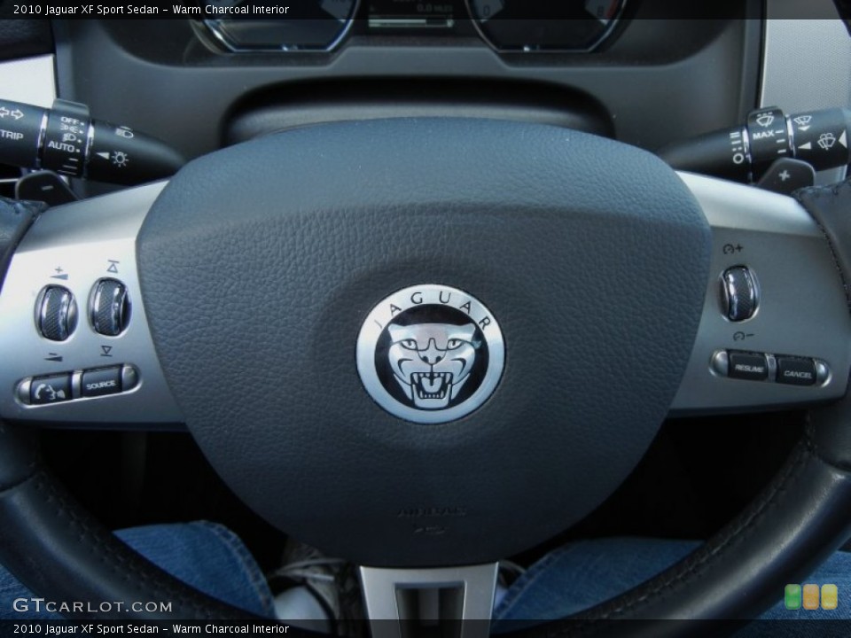 Warm Charcoal Interior Controls for the 2010 Jaguar XF Sport Sedan #60952290