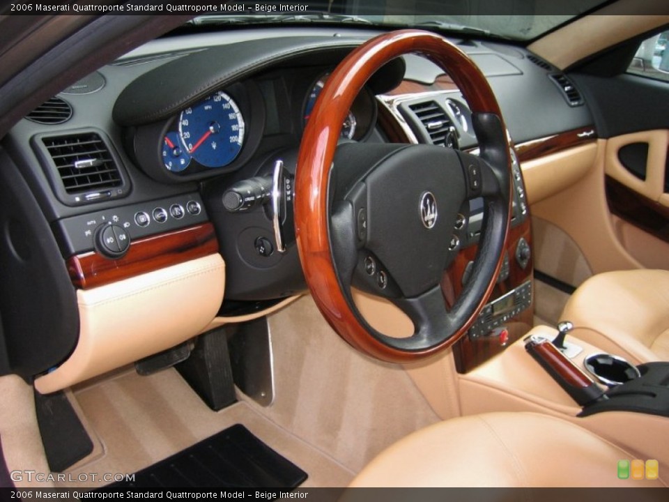 Beige Interior Photo for the 2006 Maserati Quattroporte  #60952341