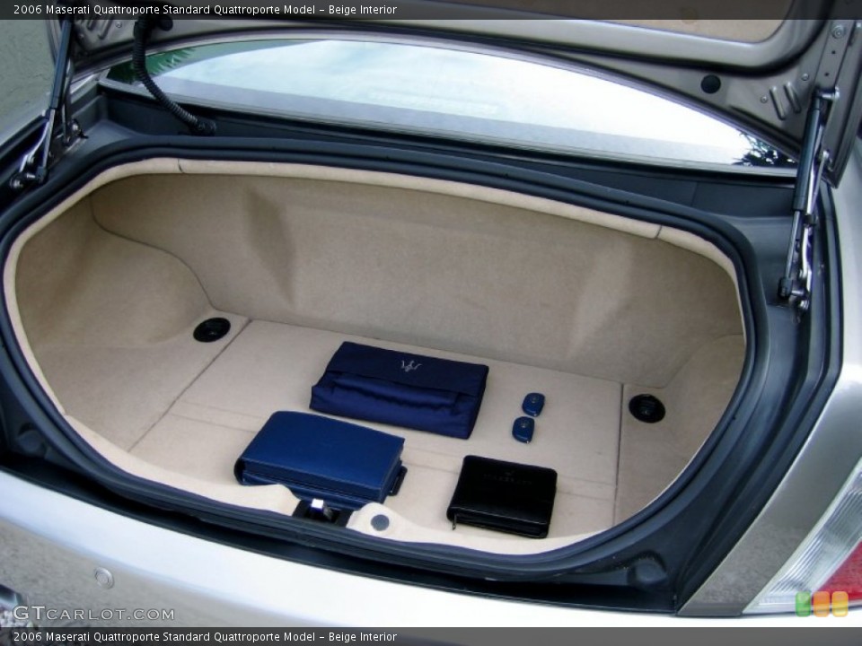 Beige Interior Trunk for the 2006 Maserati Quattroporte  #60952485