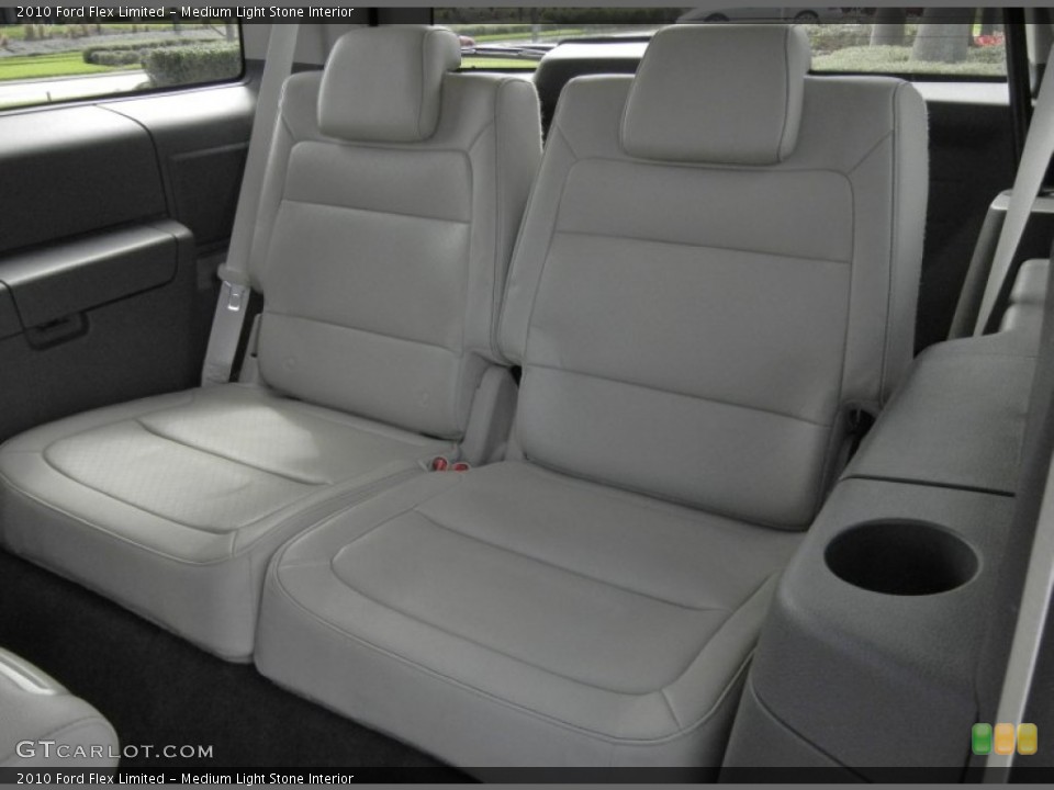 Medium Light Stone Interior Rear Seat for the 2010 Ford Flex Limited #60952767