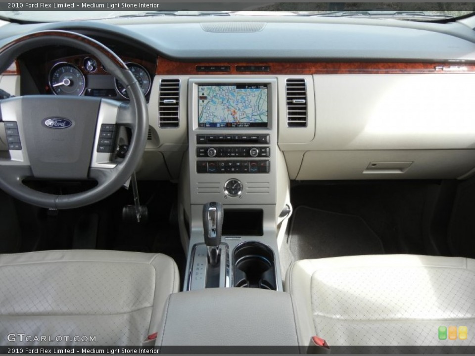 Medium Light Stone Interior Dashboard for the 2010 Ford Flex Limited #60952809