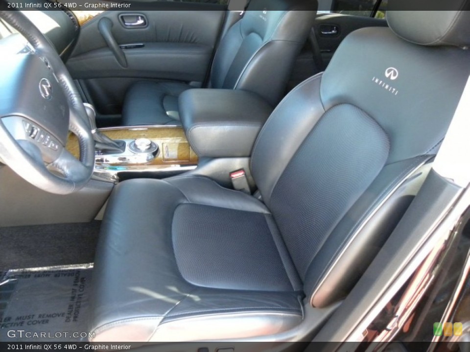 Graphite Interior Photo for the 2011 Infiniti QX 56 4WD #60953985