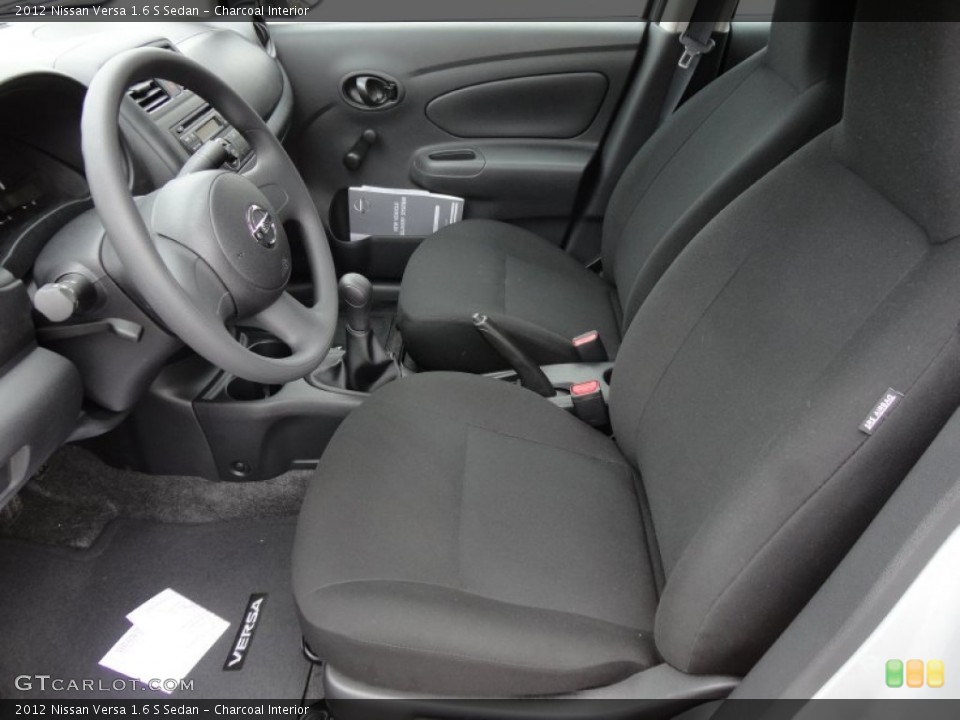 Charcoal Interior Photo for the 2012 Nissan Versa 1.6 S Sedan #60956463