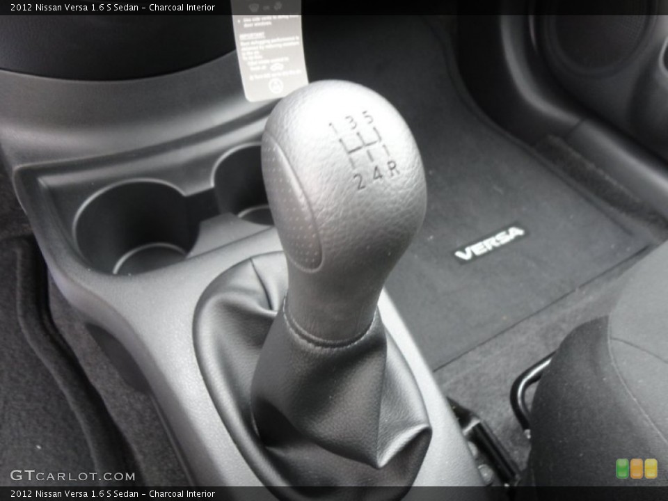 Charcoal Interior Transmission for the 2012 Nissan Versa 1.6 S Sedan #60956598