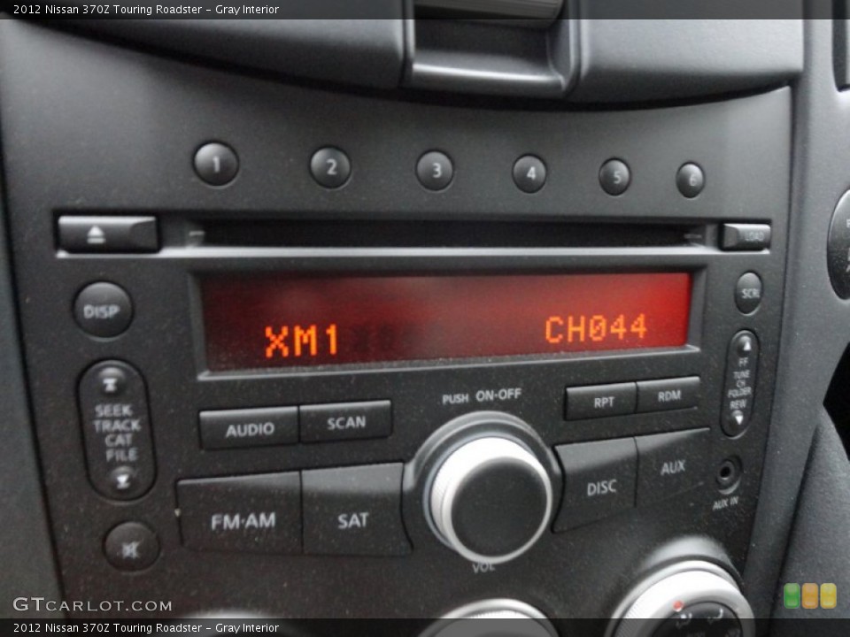 Gray Interior Controls for the 2012 Nissan 370Z Touring Roadster #60958068