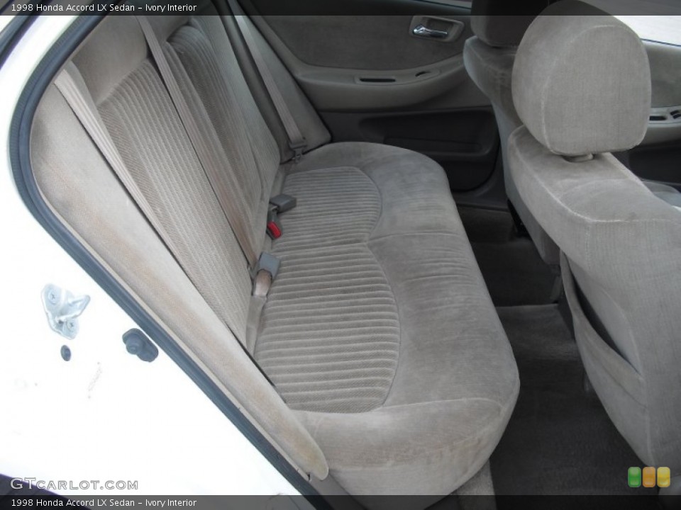 Ivory Interior Rear Seat for the 1998 Honda Accord LX Sedan #60960783