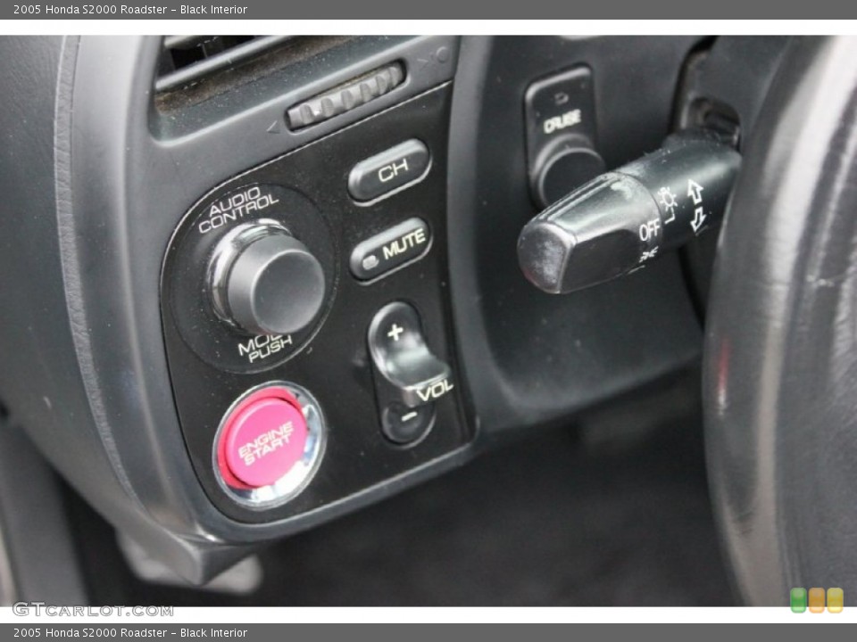 Black Interior Controls for the 2005 Honda S2000 Roadster #60961734