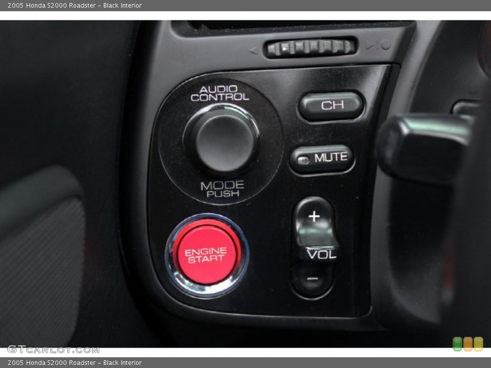Black Interior Controls for the 2005 Honda S2000 Roadster #60961815