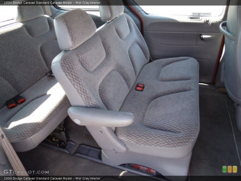 Mist Gray Interior Rear Seat for the 1999 Dodge Caravan  #60962412