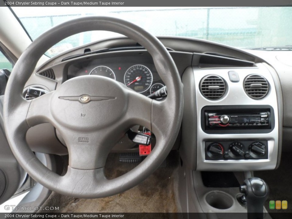 Dark Taupe/Medium Taupe Interior Dashboard for the 2004 Chrysler Sebring Coupe #60964655