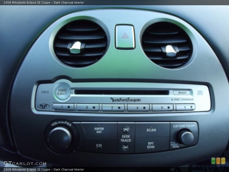 Dark Charcoal Interior Controls for the 2008 Mitsubishi Eclipse SE Coupe #60970323
