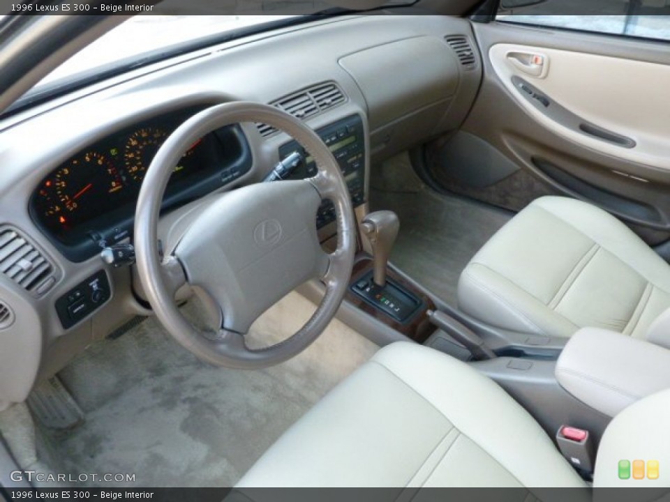 Beige Interior Prime Interior for the 1996 Lexus ES 300 #60970650