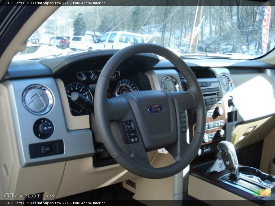 Pale Adobe Interior Dashboard for the 2012 Ford F150 Lariat SuperCrew 4x4 #60971452