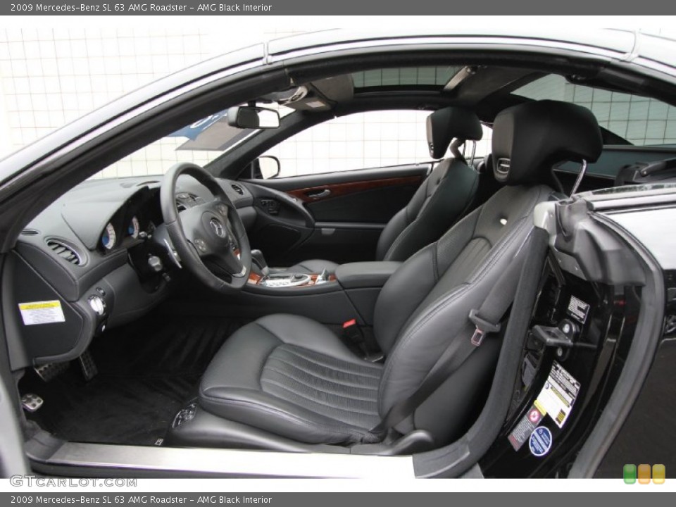 AMG Black Interior Photo for the 2009 Mercedes-Benz SL 63 AMG Roadster #60977665