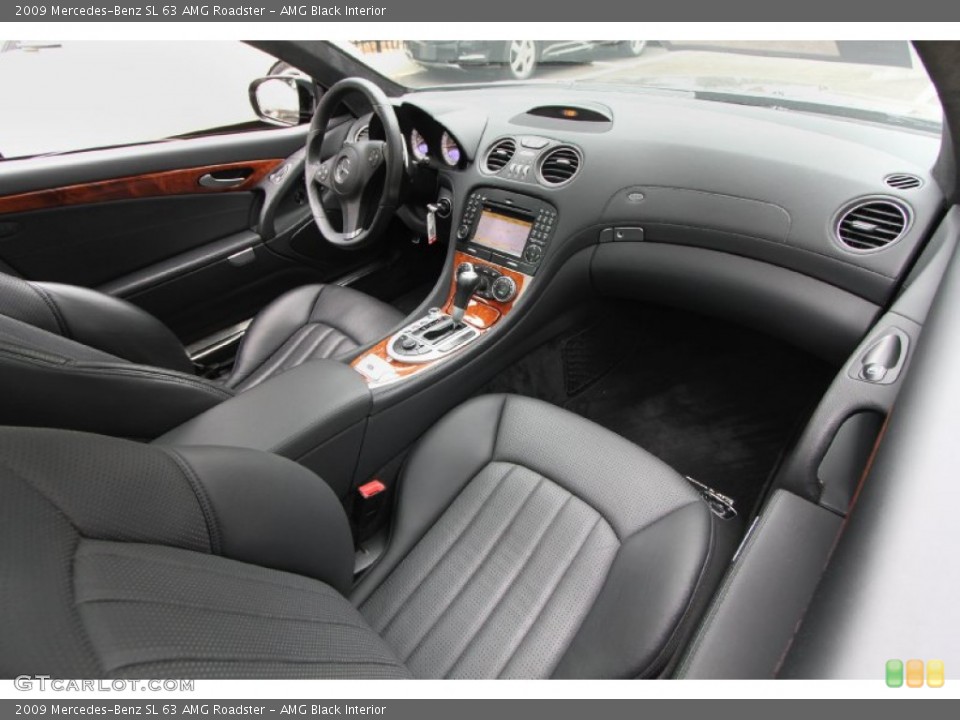 AMG Black Interior Dashboard for the 2009 Mercedes-Benz SL 63 AMG Roadster #60977683