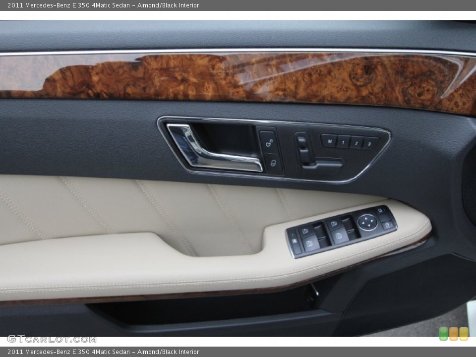 Almond/Black Interior Door Panel for the 2011 Mercedes-Benz E 350 4Matic Sedan #60977796