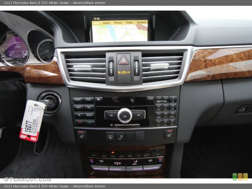 Almond/Black Interior Controls for the 2011 Mercedes-Benz E 350 4Matic Sedan #60977836