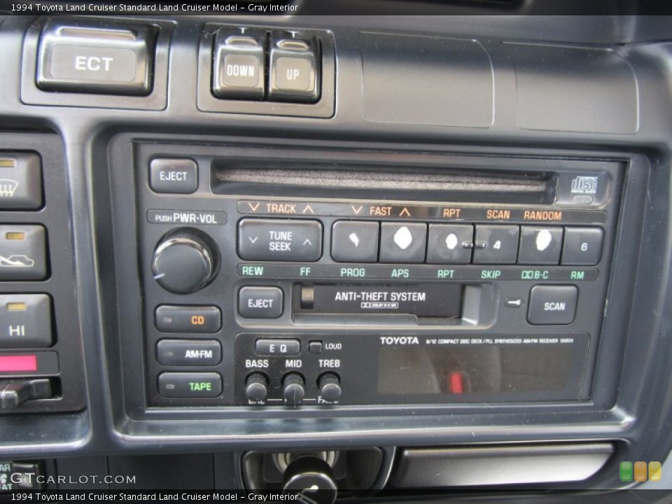 Gray Interior Audio System for the 1994 Toyota Land Cruiser  #60978475