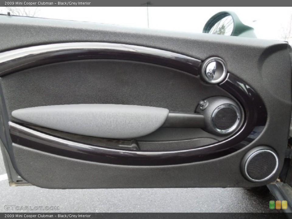 Black/Grey Interior Door Panel for the 2009 Mini Cooper Clubman #60978782