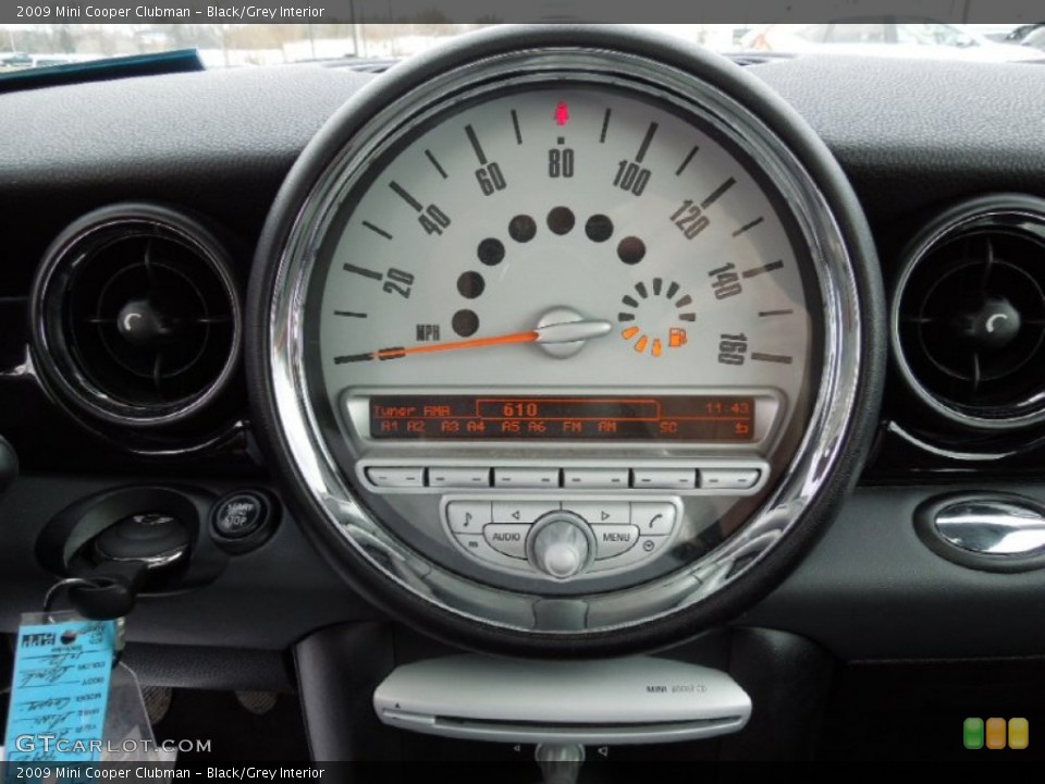 Black/Grey Interior Gauges for the 2009 Mini Cooper Clubman #60978820