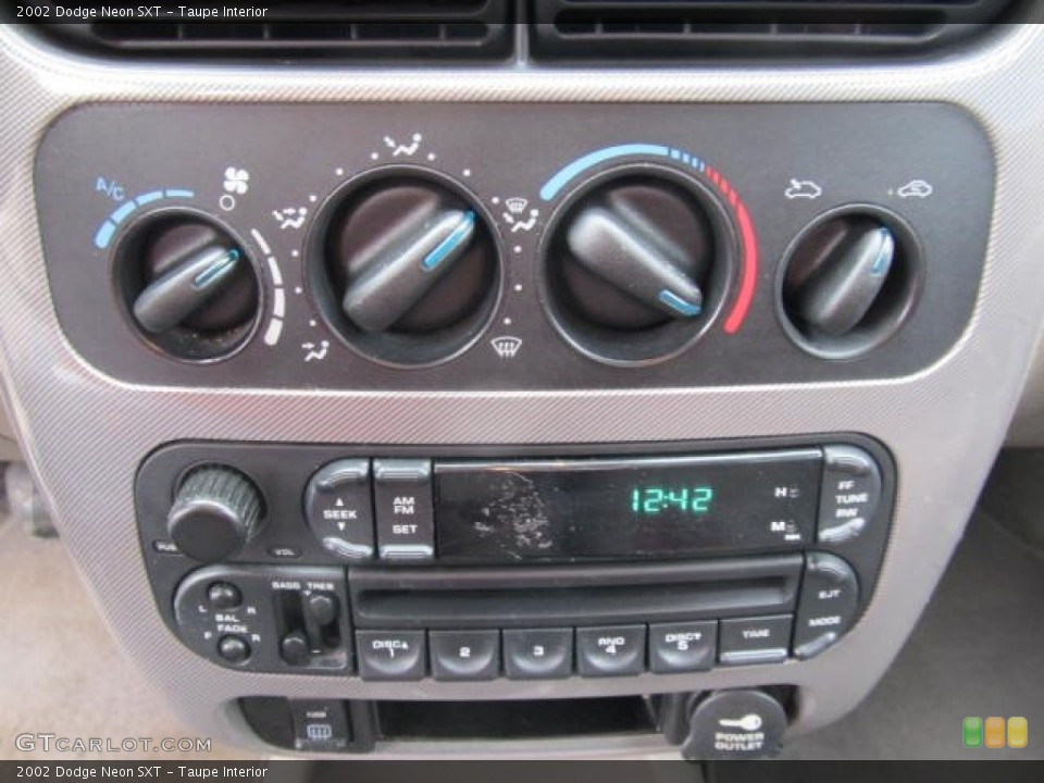 Taupe Interior Controls for the 2002 Dodge Neon SXT #60978835