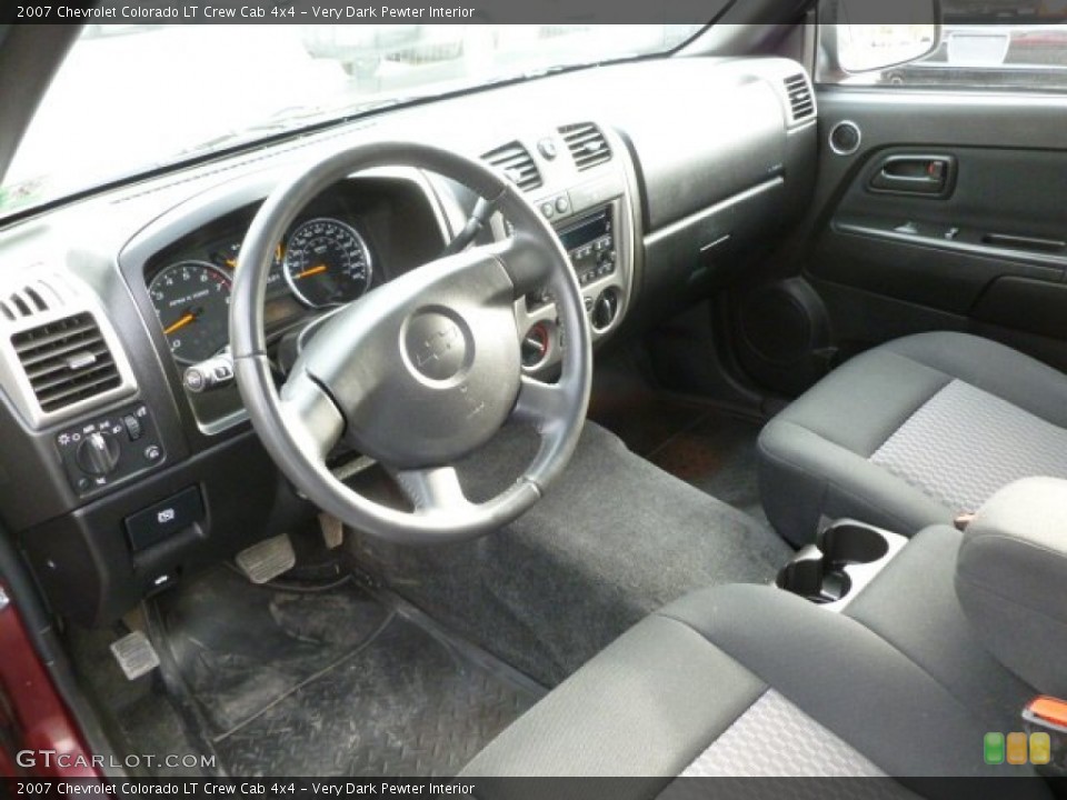 Very Dark Pewter Interior Prime Interior for the 2007 Chevrolet Colorado LT Crew Cab 4x4 #60980406